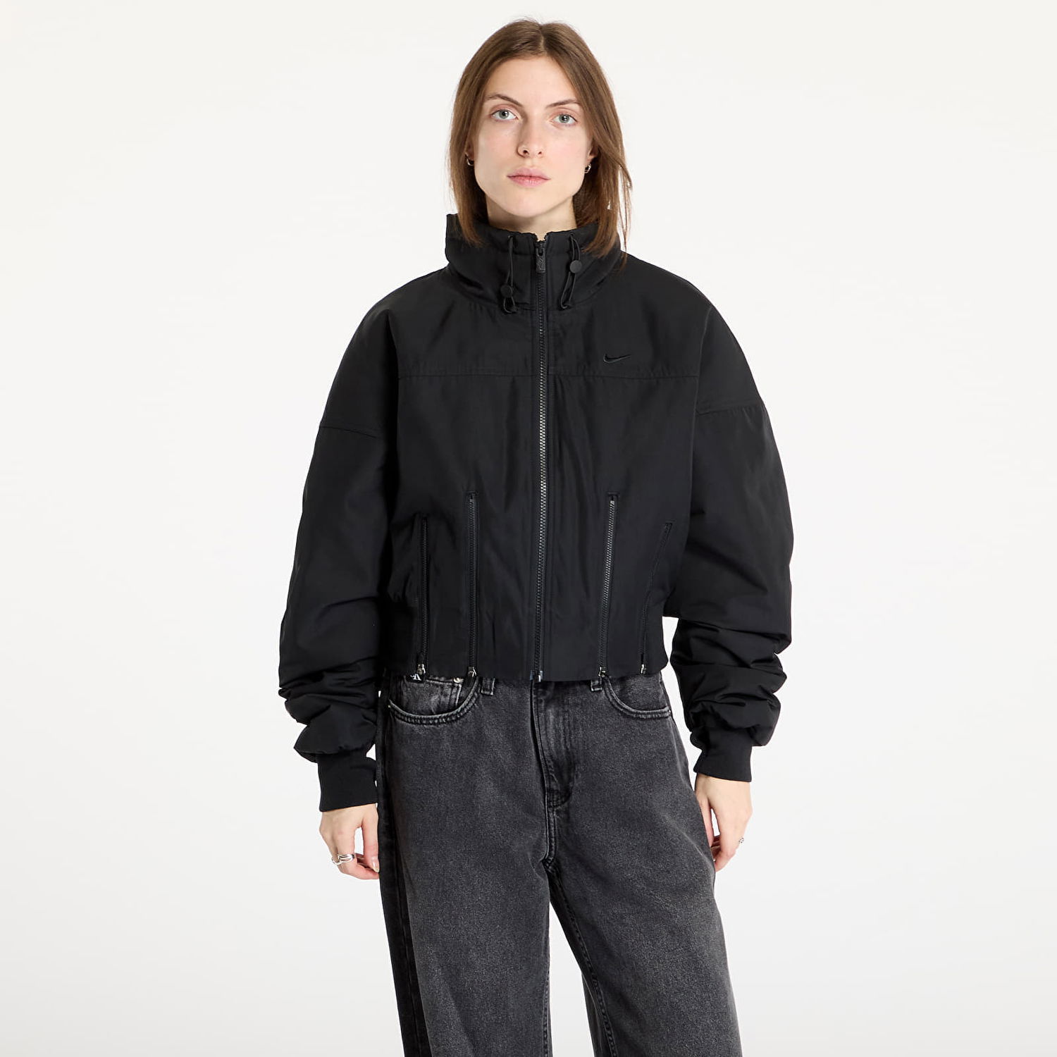 Bomber bunda Nike Sportswear Collection Repel Full-Zip Jacket Čierna | FV7818-010, 0