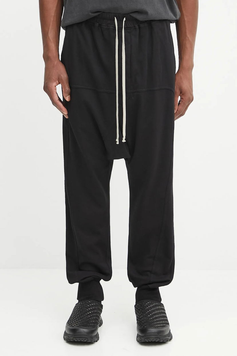Tepláky Rick Owens Rick Owens DRKSHDW Prisoner Drawstring Sweatpants Čierna | DU02E7395.RIG