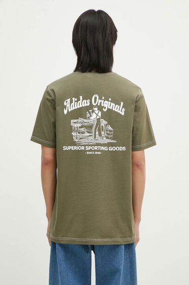 Tričko adidas Originals adidas Originals Wabash T-Shirt Zelené | JP4476, 2