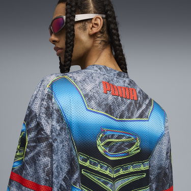 Tričko Puma A$AP ROCKY x PUMA Tire Long Sleeve T-Shirt Šedá | 633393_02, 4