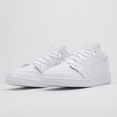 Tenisky a topánky Jordan Air Jordan 1 Low "Triple White" GS Biela | 553560-126, 1