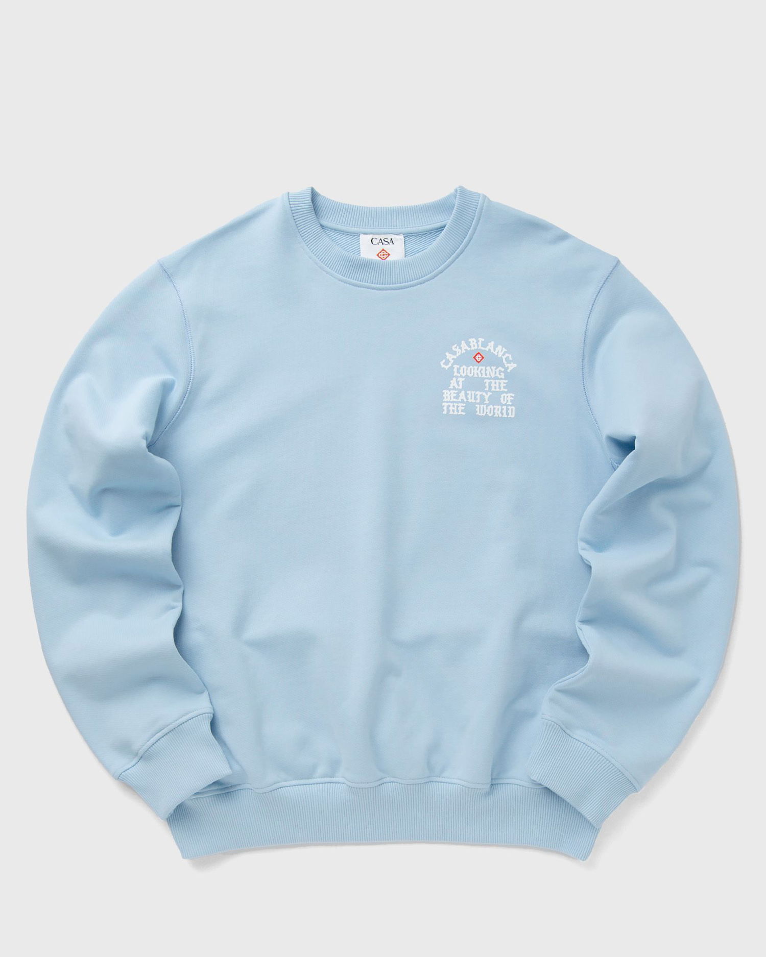 Mikina Casablanca Casablanca Looking At The Beauty Of The World Sweatshirt Modrá | MS25-JTP-293-03, 0
