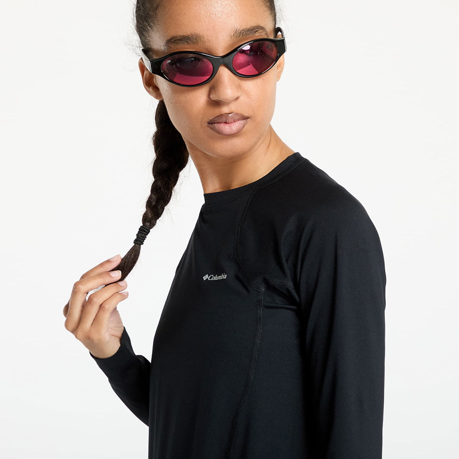 Tričko Columbia Midweight Stretch Long Sleeve Top Black XS Čierna | 1639021011, 1
