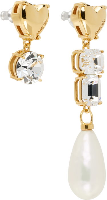 Náušnice Ambush AMBUSH Pearl Mix Drop Earrings Metalická | BWOD008F24SIL0017600, 1