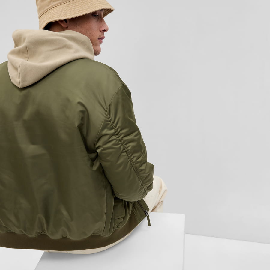 Bunda GAP Flight Jacket Zelené | 585698-00, 1