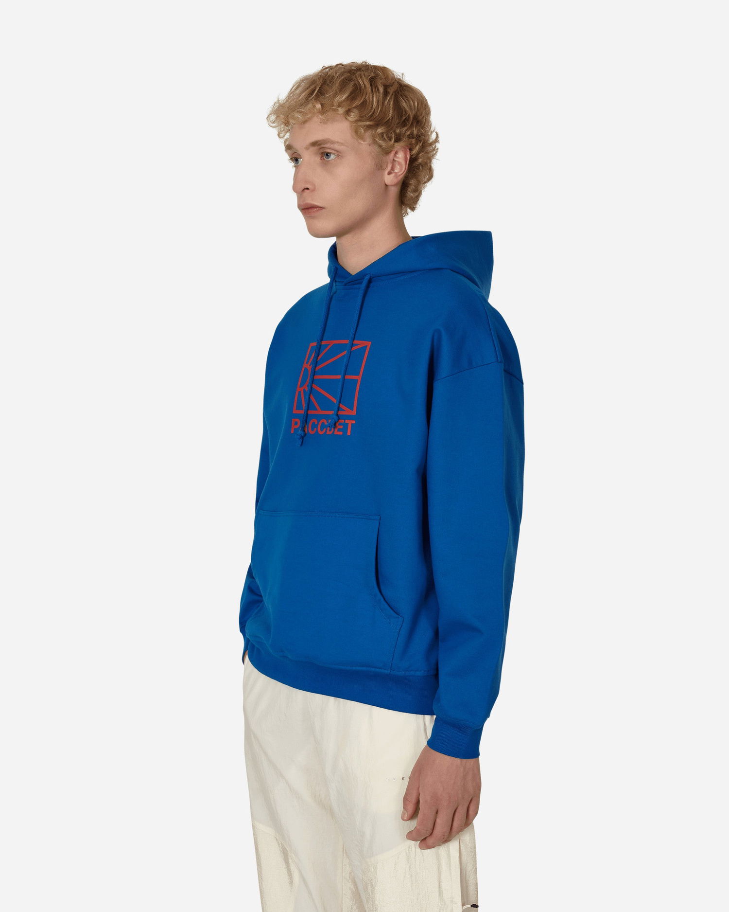 Mikina PACCBET Big Logo Hooded Sweatshirt Modrá | PACC11T026 3, 1