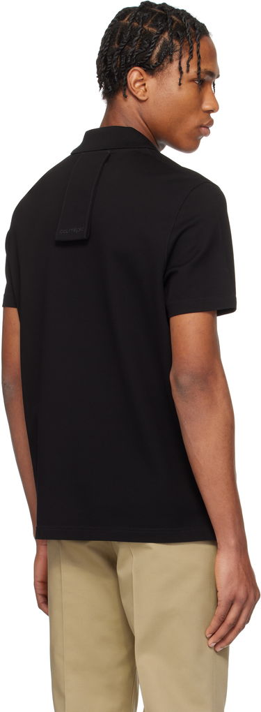Polo tričko Courrèges Courrèges 'AC' Piqué Polo Čierna | 125JPO036JS0193, 2
