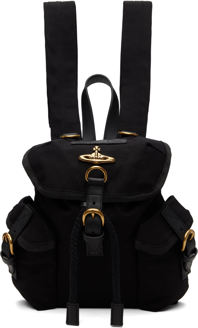 Batoh Vivienne Westwood Highland Small Backpack Čierna | 4A03000AU-W01CJ-