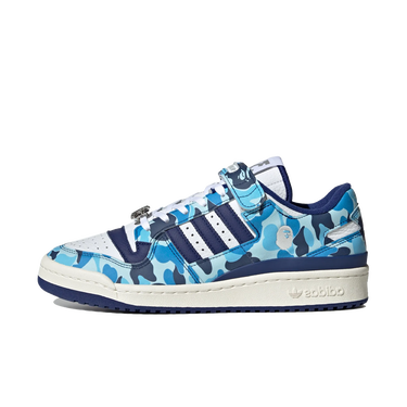 Tenisky a topánky adidas Originals BAPE x Forum Low 84 30th Anniversary "Blue Camo" Modrá | ID4772, 0
