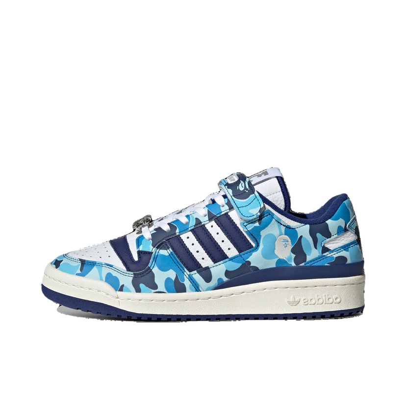 Tenisky a topánky adidas Originals BAPE x Forum Low 84 30th Anniversary "Blue Camo" Modrá | ID4772