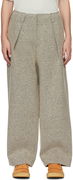 Faded Wide Leg Trousers