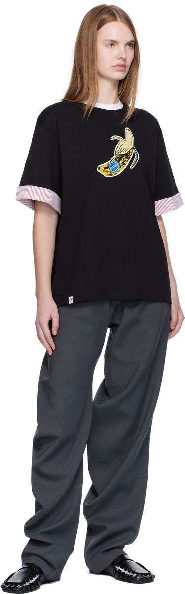 Tričko Charles Jeffrey Loverboy Charles Jeffrey LOVERBOY Turn Up Graphic T-Shirt Čierna | 52080501, 3
