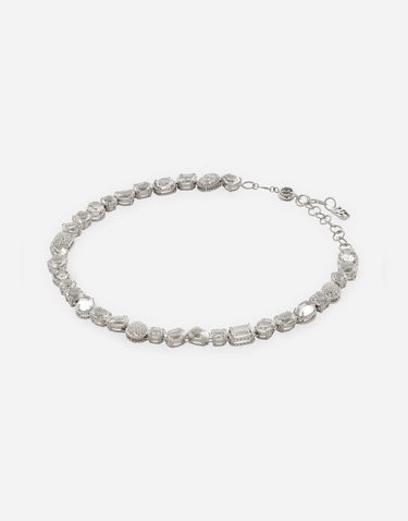 Náhrdelník Dolce & Gabbana Dolce & Gabbana Anna 18kt White Gold Necklace with Topazes Metalická | WNQA1GWTPCO80001, 1