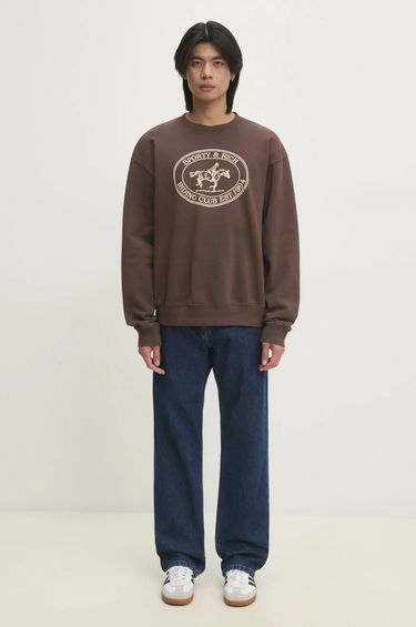 Mikina Sporty & Rich Sporty & Rich Riding Club Sweatshirt Hnedá | ST071512244BR03, 8