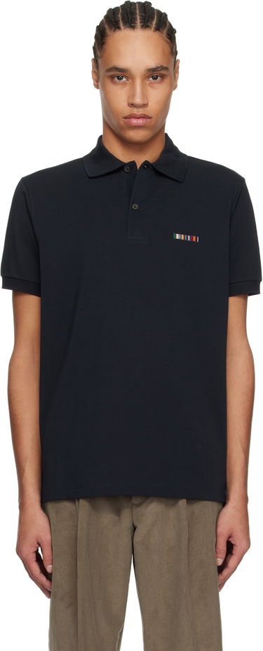 Polo tričko Paul Smith Paul Smith Signature Stripe Logo Cotton Polo Čierna | M1R-698P-NP4724-49, 0