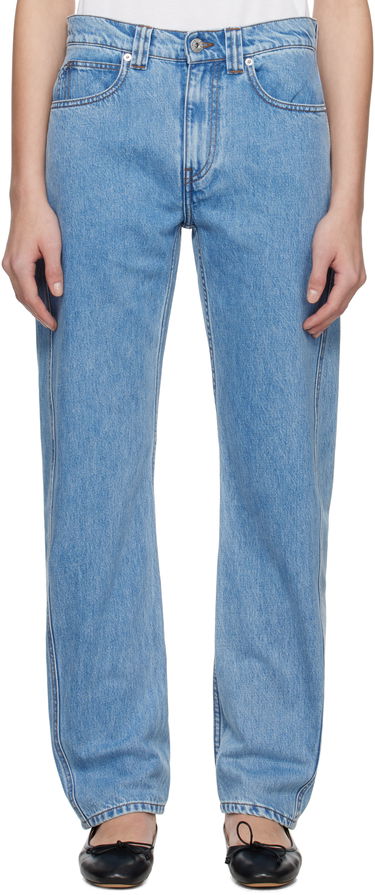 Džínsy JW Anderson JW Anderson Twisted Slim Leg Jeans Modrá | DT0111-PG1774, 0