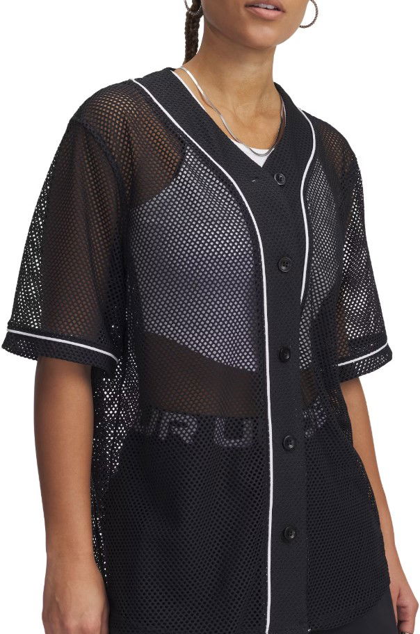 Dres Under Armour Under Armour Sportstyle Mesh Baseball Jersey Čierna | 1389637-001, 0