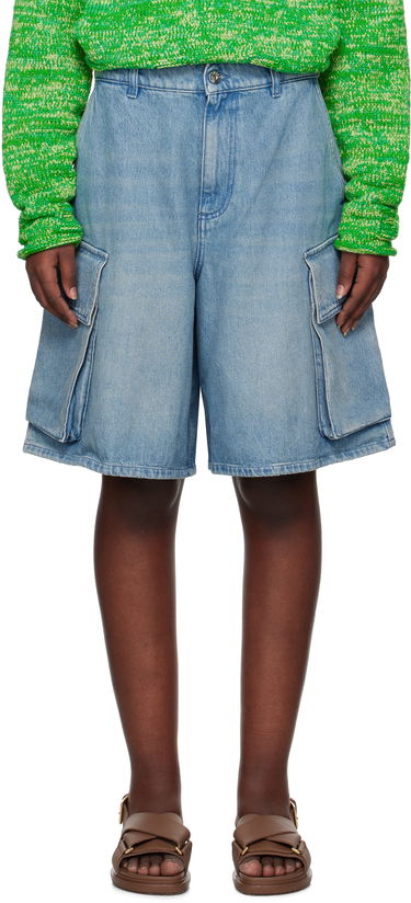 Šortky JW Anderson JW Anderson Cargo Denim Shorts Modrá | DT0108-PG1735, 0