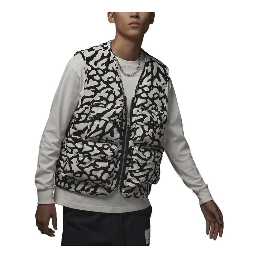 Vesta Jordan Jordan Flight Heritage Print Vest Biela | DX9731-030