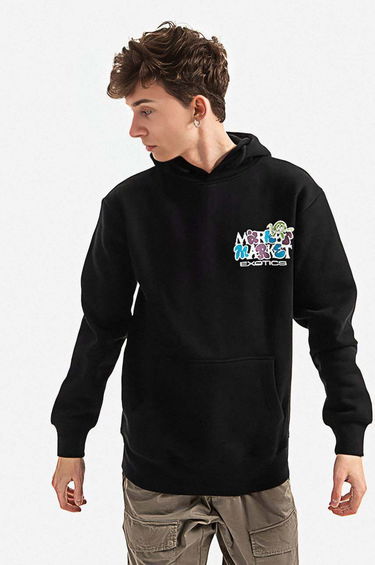 Mikina MARKET Sweatshirt With Print Čierna | 397000343, 0