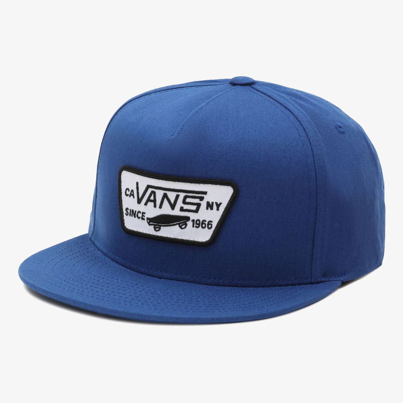 Čiapky a klobúky Vans Full Patch Snapback Hat Modrá | VN000QPUUXL
