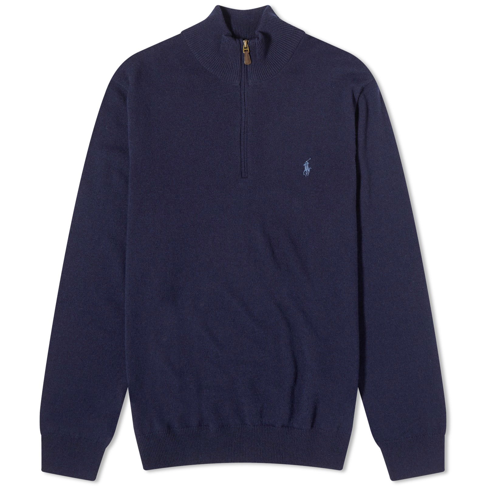 Polo Ralph Lauren  Lambswool Half Zip Knit Hunter