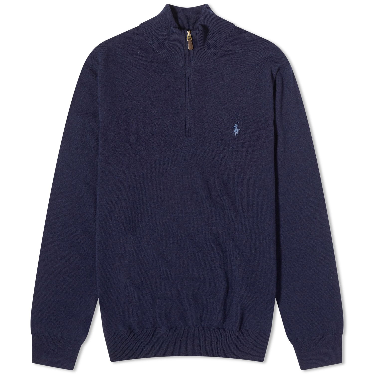 Mikina Polo by Ralph Lauren Polo Ralph Lauren  Lambswool Half Zip Knit Hunter Navy | 710876756001, 0