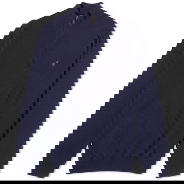 Mikina Polo by Ralph Lauren Polo Ralph Lauren  Lambswool Half Zip Knit Hunter Navy | 710876756001, 0