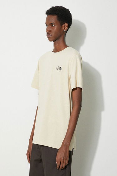 Tričko The North Face Simple Dome T-Shirt Béžová | NF0A87NG3X41, 3