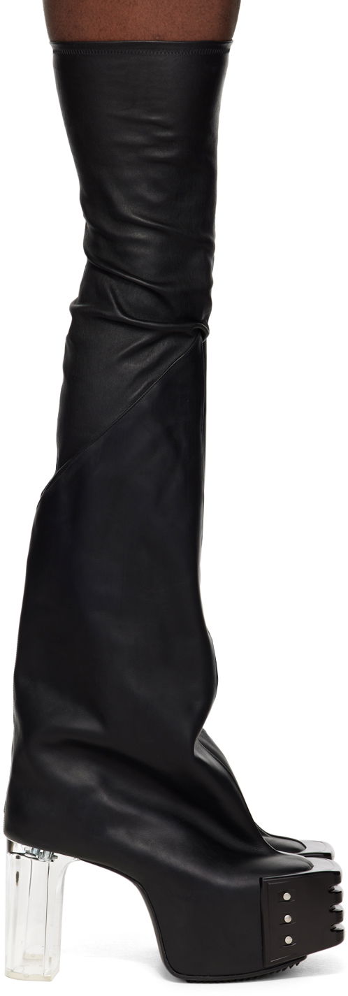 Tenisky a topánky Rick Owens Flared Boots "Black" Čierna | RR02C7824 LSGEG0, 0