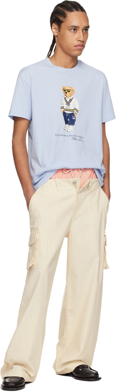 Tričko Polo by Ralph Lauren Ralph Lauren Classic Fit Polo Bear T-Shirt Modrá | 710973141001, 3