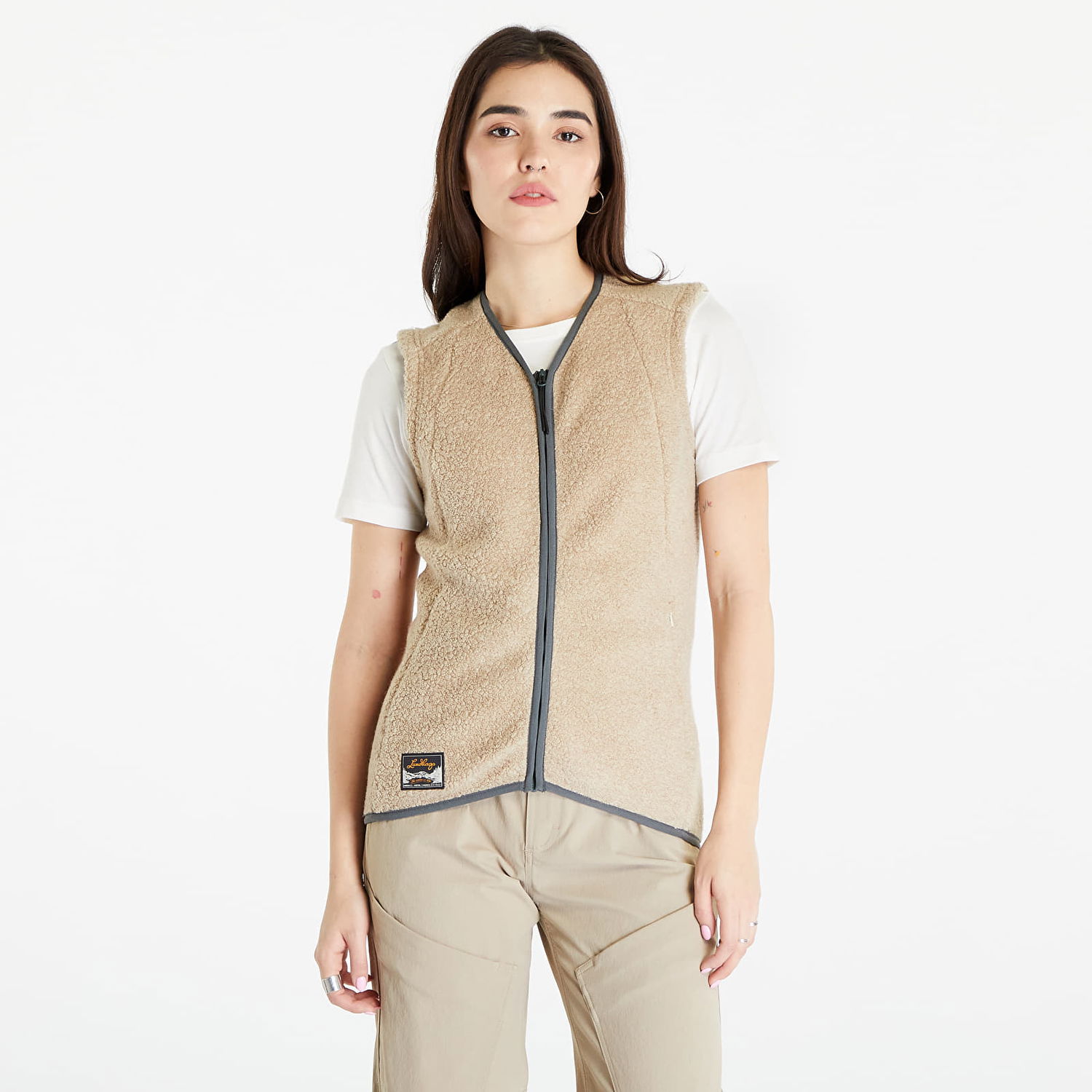 Vesta Lundhags Flok Pile Wool Vest Béžová | 1123102-730, 0