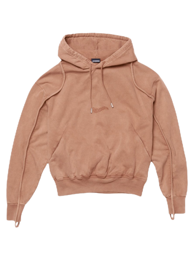 Mikina Jacquemus Le Camargue Clay Logo Béžová | 226JS053-2087-850