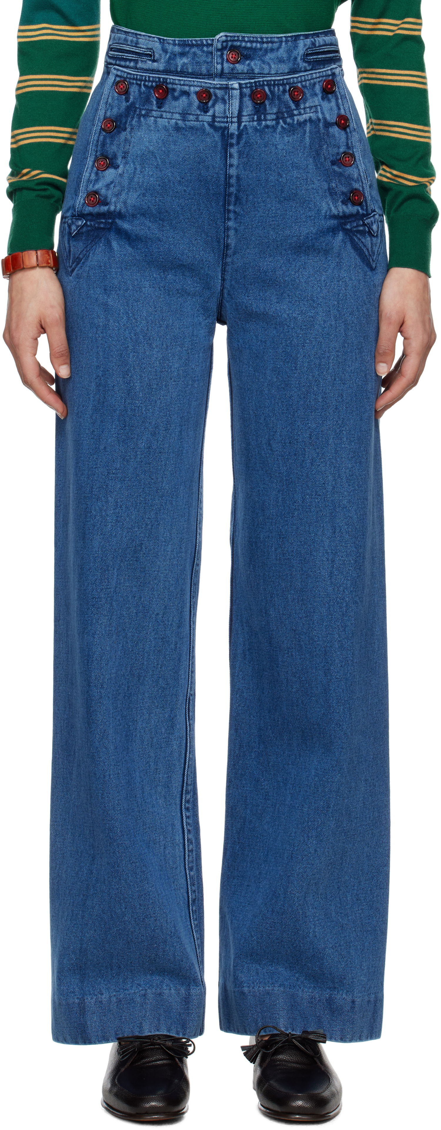Džínsy Bode Bode Sailor Jeans Modrá | WRS25BT056, 0