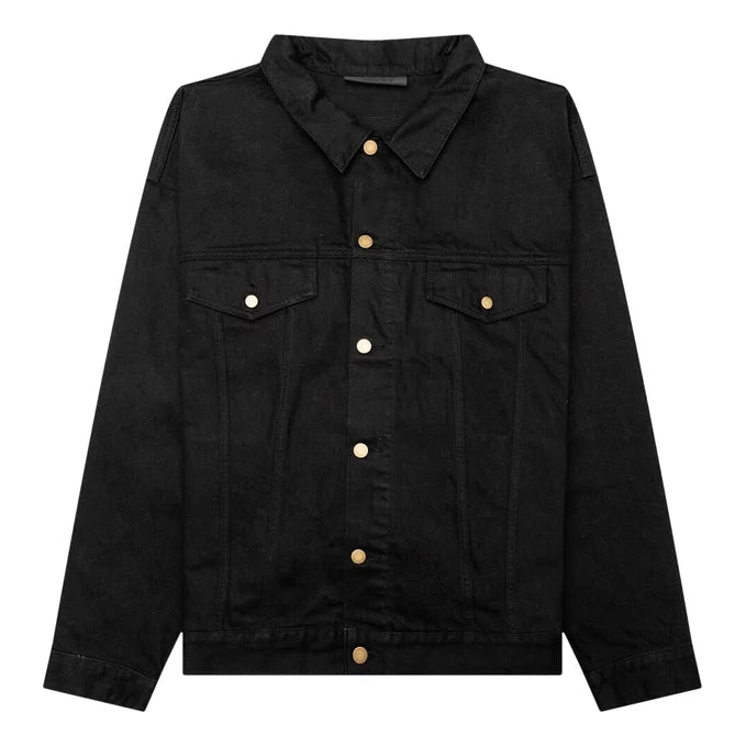 Bunda Fear of God Essentials Denim Jacket Čierna | 202BT234270F
