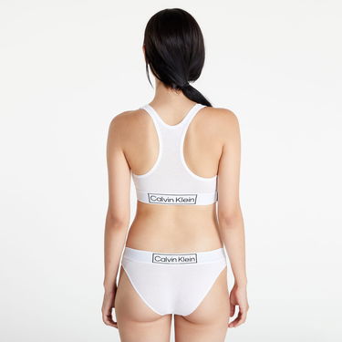 Podprsenka CALVIN KLEIN Bralette Reimagined Heritage Biela | QF6768E 100, 4