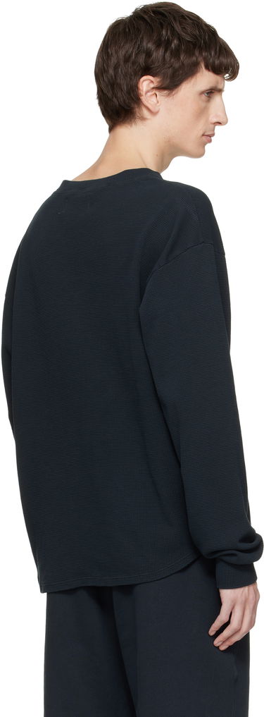 Tričko LES TIEN Baseball Hem Henley Navy | TH-2105, 2