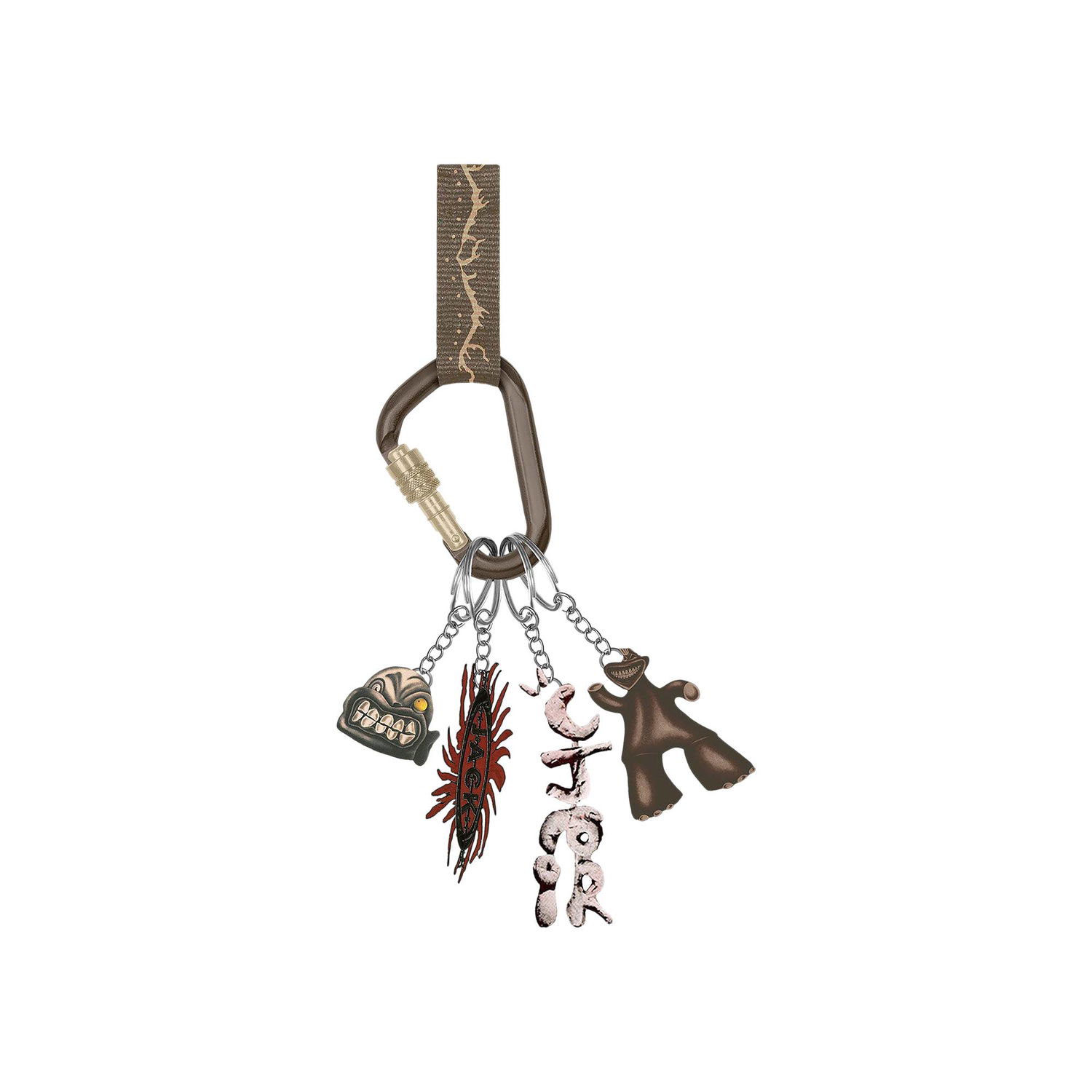 Náhrdelník Cactus Jack by Travis Scott Artifacts Keychain Čierna | CJJ1 AK20 MULT, 1