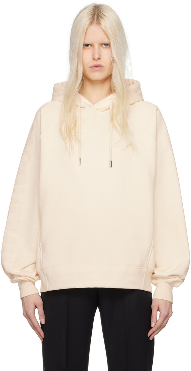 Mikina Jacquemus Off-White Les Classiques 'Le Hoodie Typo' Béžová | 24E245JS234-2341, 0