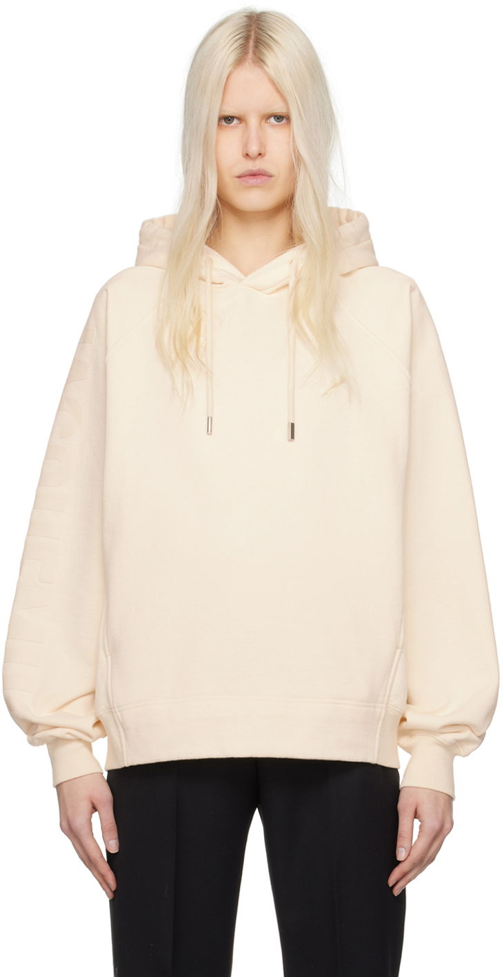 Mikina Jacquemus Off-White Les Classiques 'Le Hoodie Typo' Béžová | 24E245JS234-2341