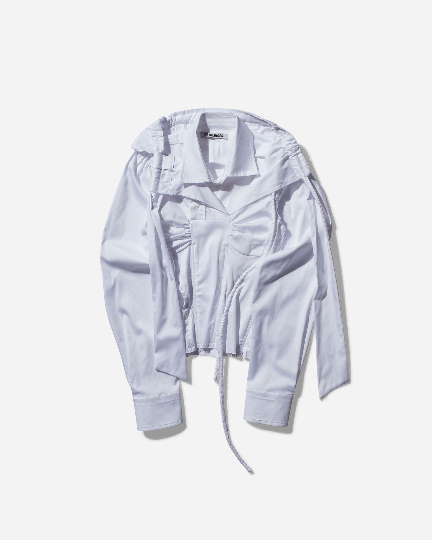 Košeľa Ottolinger Lavallière Shirt Biela | 2211010300 WHT, 0