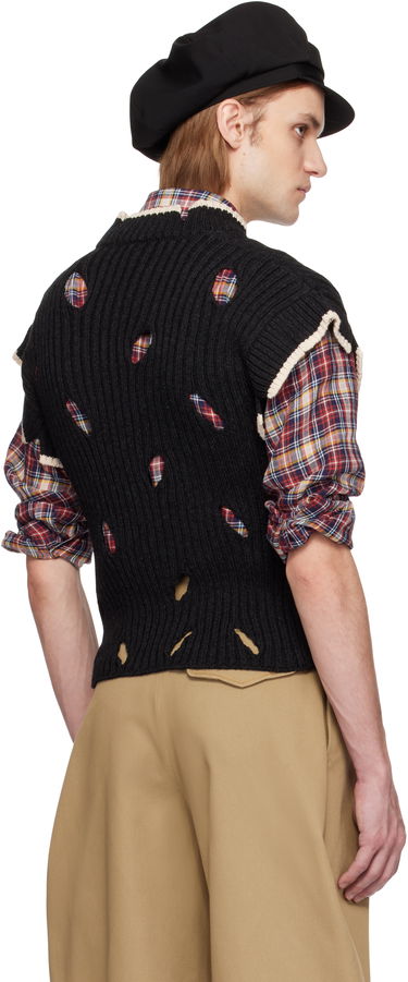 Sveter Vivienne Westwood Vivienne Westwood Slash Knit Vest Čierna | 38030050-Y003H-, 2