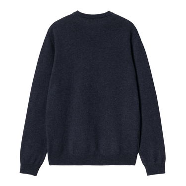 Sveter Carhartt WIP Crewneck Relaxed Fit Sweater Modrá | I033917_9, 4