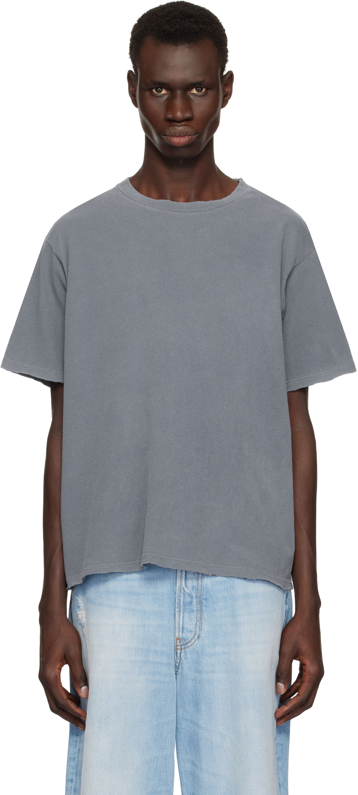 Tričko John Elliott John Elliott Folsom Cropped T-Shirt Šedá | A290M3745A, 0