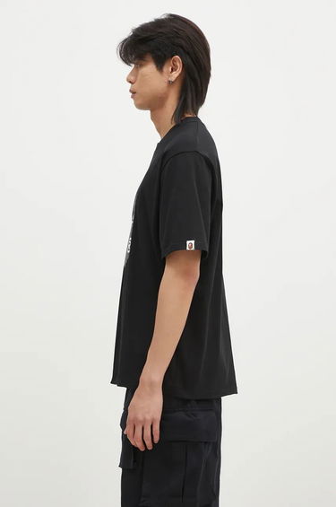 Tričko BAPE A Bathing Ape LUX SPORT APE HEAD RELAXED FIT Print T-Shirt Čierna | 1K80110322, 1