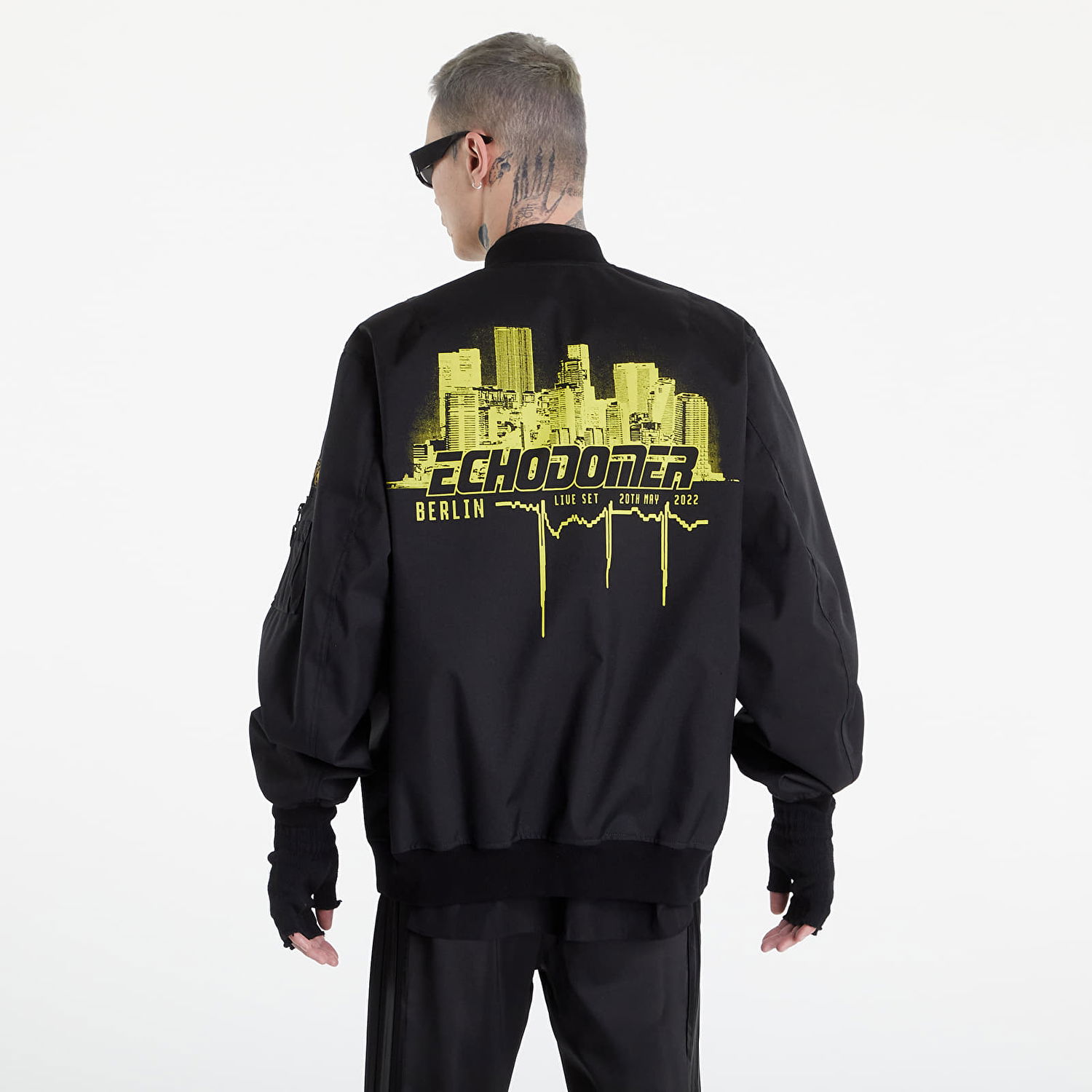 Bomber bunda RAF SIMONS School Uniform Bomber Echodomer Čierna | 221-623B-30000-0099, 1