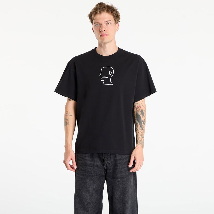 Tričko Brain Dead Brain Dead Logo Head T-Shirt Čierna | BDS25T00004820BK01