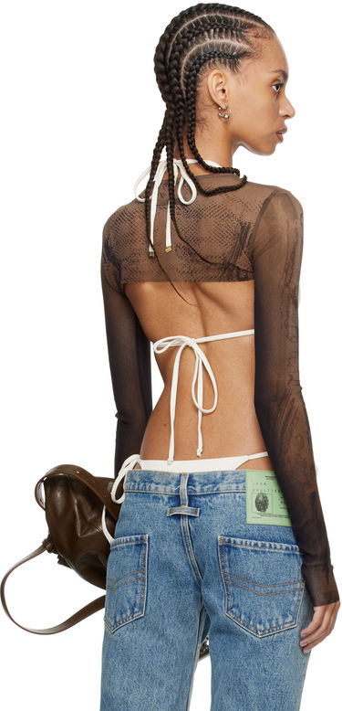 Taška cez rameno Jean Paul Gaultier Shayne Oliver Edition Long Sleeve Top Hnedá | 24/27-U-TO208-T550-6700, 2