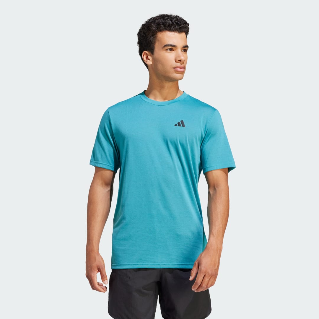 Tričko adidas Performance Train Essentials Feelready Training Tyrkysová | IM4289, 0