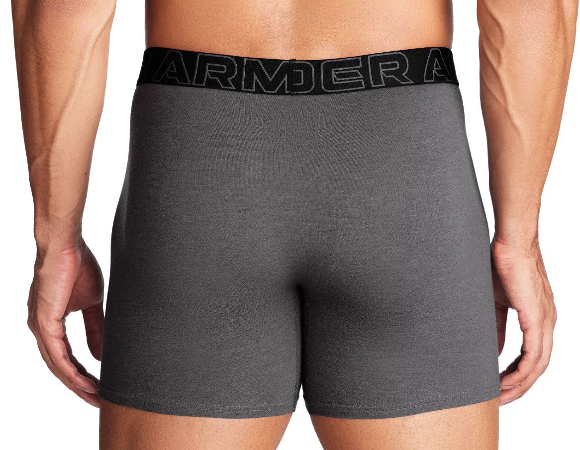 Boxerky Under Armour Perf Cotton 6in-GRY Šedá | 1383889-025, 1